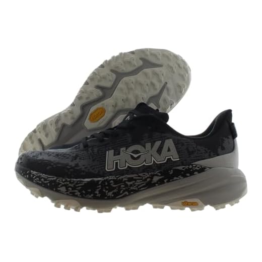 HOKA Speedgoat 6 Homme Noir HOKA ONE ONE 1147791-BKSTR Speedgoat 6 Homme Black/Stardust EU 44