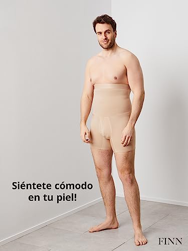 Abdomen más plano al instante usando este boxer de compresión de algodón 4