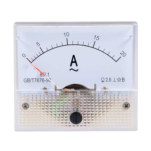 Ampèremètre CA 30A 85L1-A à pointeur analogique pour tableau électrique encastrable
