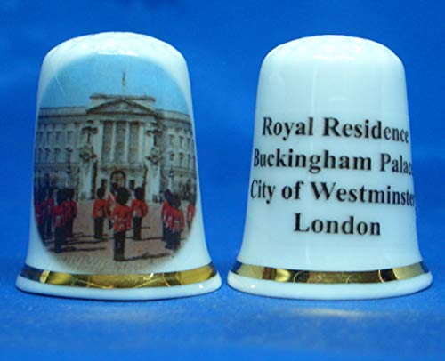 Birchcroft China Thimble - Royal Residence Buckingham Palace Box
