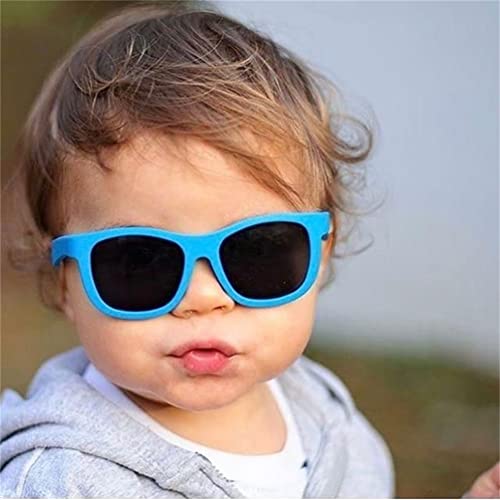 ADE WU Baby Sunglasses with Strap, Polarized Square Sun Glasses for Infant Baby Girl Boys Toddler Age 0-4 Years2