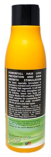 Dr. Schavit Herbal Hair Booster Shampoo Powerfull Hair Loss Prevention And Hair Growth Stimulation Sea Buckthorn + Collagen + Horsetail + Burdock Oil + Red Pepper + Vitamins & More 25.36 Fl.oz (750Ml) #TOP1
