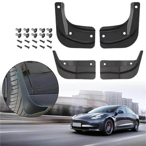 Garde-Boue en Design Original pour Tesla 2024 Highland avec Structure Souple - 4