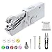 Produktbild Aoweika Handnähmaschine Mini Handheld Nähmaschine Tragbar Elektrische Handnähmaschine Schneller Handlicher Stich für Stoff Kleidung Kindertuch (27Pcs-2020Neu)