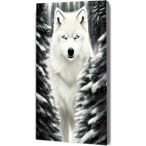 Diamond Painting animal arctique géant 5D DIY point de croix cristal