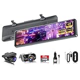 【再進化分離式・64GBカード付属・4K・BSD運転補助・降圧ケーブル付属 】 ドライブレコーダー ミラー型 分離【フロント 4k+リア 2.5Kへ進化】 IMX415センサー 800万画素 音声制御 WDR機能 駐車監視 GPS 電波干渉対策 暗視機能 録画再生 リアカメラ 防水 目眩防止ガラス デジタルインナー タッチパネル ドラレコ 温度対策 日本語取説付