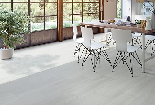 Msi 23.6 Inch X 11.8 Inch Luxury Vinyl, Rigid Core Planks, Tile, Click Lock Floating Floor, Waterproof Lvt, White Ocean White-Cool, 19 Square Feet #TOP1