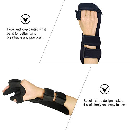 EXCEART Tala de Mão Em Repouso Tala de Pulso à Noite Suporte de Dedo Punho Suporte de Fixação de Fra