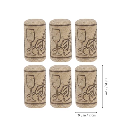 100 tapones de corcho elástico para botellas de vino y decoración de cocina 3