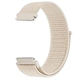 Tobfit Cinturino di ricambio in nylon a sgancio rapido per uomini e donne, cinturino regolabile in morbido tessuto di nylon da 20 mm 22 mm, Starlight, 20mm, classico