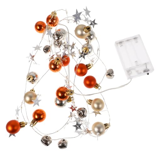 Guirnalda LED navideña bola campana 2m 20 luces