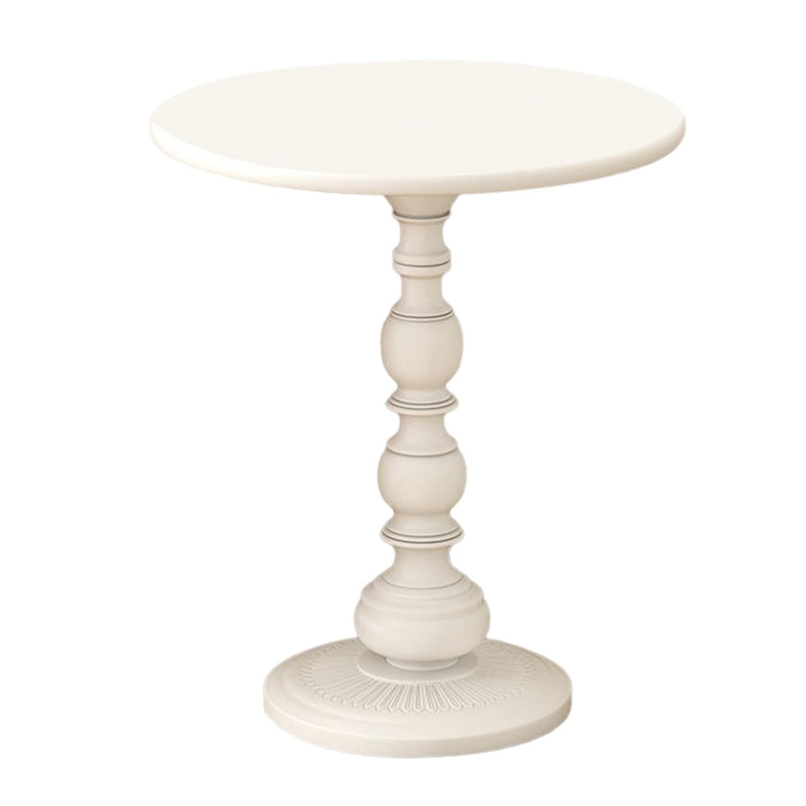 Table d'appoint compacte blanche pour créer un coin douceur chez vous
