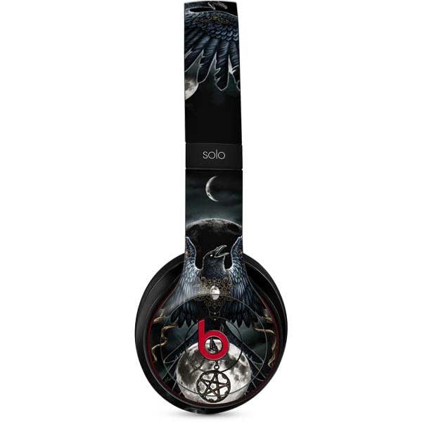 Skinit Decal Audio Skin Compatible with Beats Solo 3 Wireless - Originally Designed Crow and Moon Phases by Sarah Richter Design