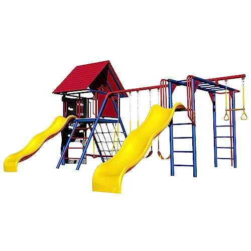 Lifetime Big Stuff Deluxe Swing Set Playset, Primary