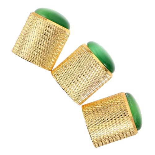 Accessoires pour guitare et basse boutons rotatifs de réglage en métal