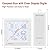 Indoor Outdoor Thermometer Wireless, High Precision Indoor Thermometer Hygrometer with 2 Sensors 330ft Range, Digital Display Room Thermometer, Weather Thermometer Temperature Humidity Monitor