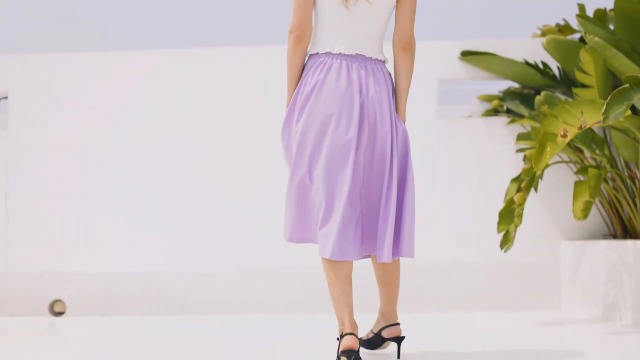 Belle Poque Womens Skirt Classic High Waisted A-Line Swing Flared