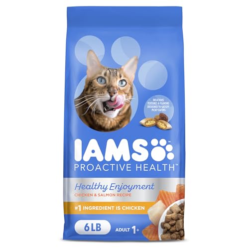 Iams Healthy Enjoyment Dry Cat Food Chicken & Salmon Recipe, 6 lb. Bag