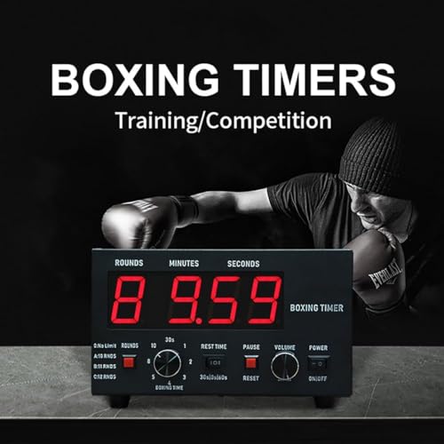 Temporizador de Intervalos para Boxeo con Zumbador Ajustable miniatura 2