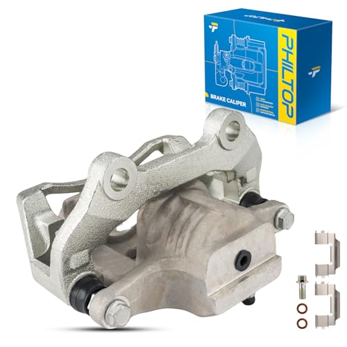 Image of PHILTOP Brake Caliper Rear Left Compatible with 2002-2009 Chevrolet Trailblazer, 2002-2009 GMC Envoy, 2002-2006 Trailblazer EXT, 2002-2006 Envoy XL, 2004-2007 Buick Rainier, 2003-2006 SSR, 18-B4804
