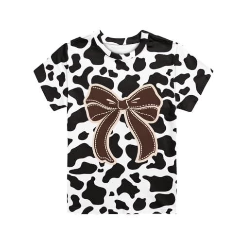 Image of Renewold Kids Novelty T-Shirt for Girls Boys Short Sleeve Crewneck Summer Tee Soft Breathable Graphic Shirt for Age 2-16