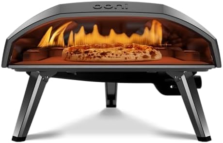 Ooni Koda 16 Gas Pizza Oven – 37 mBar Propane Outdoor Pizza Oven, Portable Pizza Oven For Fire and Stonebaked 16 Inch Pizzas, With Gas Hose & Regulator, Countertop Pizza Maker, Outdoor Pizza Cooker