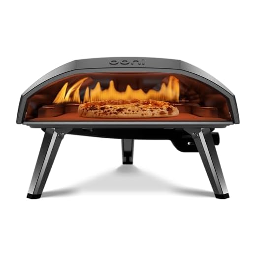 Ooni Koda 16 Gas-Pizzaofen – 50 mBar Outdoor-Pizzaofen – Pizzaofen für den Garten – Tragbarer Pizzaofen – Backt authentische neopolitanische Pizza zu Hause