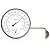 MEASURETOOL Dial 6" Brass Swivel Thermometer Indoor Outdoor Thermometer with Large Display for Home, Patio, and Greenhouse, Window Thermometer with Humidity (6inch Thermo&Hygrometer)