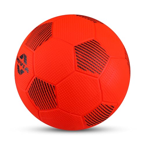 Image of Nivia Home Play Mini Football for Kids, Soft & Lightweight Toy Ball, Safe for Indoor Play, Size - 1 (Red), Pack of 1