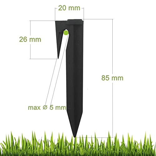 Câble de limitation 100m pour robot tondeuse ALDI Ferrex fil de 3.4mm avec 111 piquets