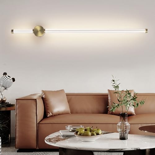 Lámpara de Pared LED Rotación 350 Grados Aplique de Aluminio Dorado Interior