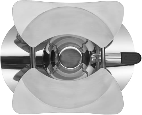 Foto von Silit Käsefondue Set 9-teilig, Fondue für 6 Personen, Silargan Funktionskeramik, Induktion, spülmaschinengeeignet, Fondueset, Kasserolle Rechaud Brenner Fonduegabeln