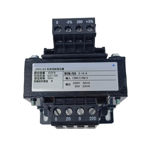 Transformateur JBK5 63VA 380V vers 220V et 20V pour compresseur