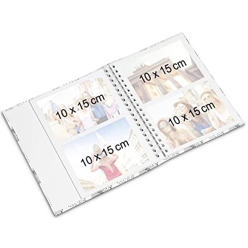 Hama Slip-in Album (Photo Album with 4 Pages, Album for 8 Photos in 1 x 15 cm Format, Photo Book for Gluing) Multi-Coloured - Image 2