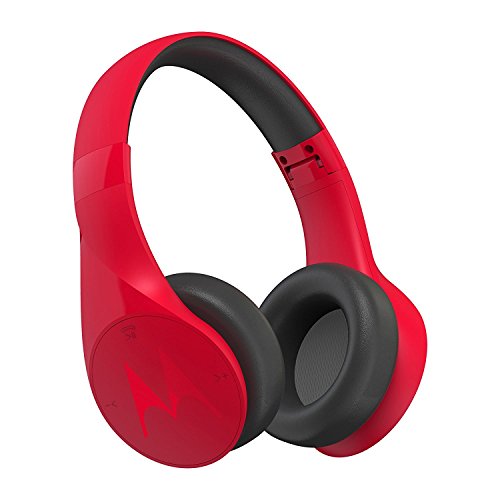 Image of Motorola Pulse Escape Wireless Bluetooth Over The Ear Headphone with Mic (Red)