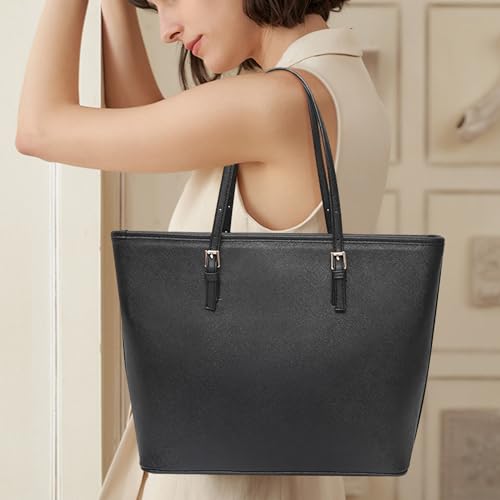 Sac fourre-tout en cuir synthétique premium avec finitions de qualité supérieure