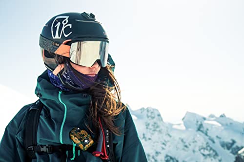Image of Giro Ella Women's Snow Goggle - Black Craze Strap with VIVID Copper /VIVID Infrared Lenses