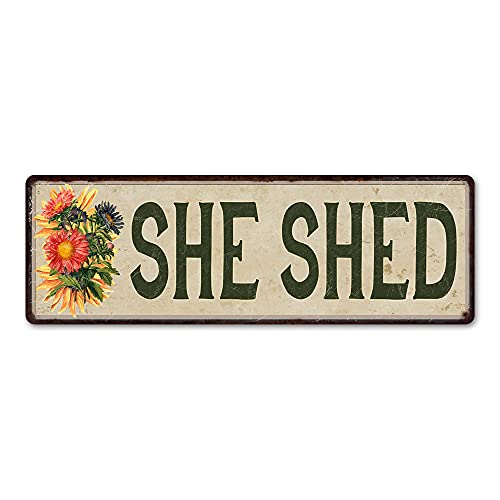 Garden She Shed Sign Patio Vintage She Cave Diva Den