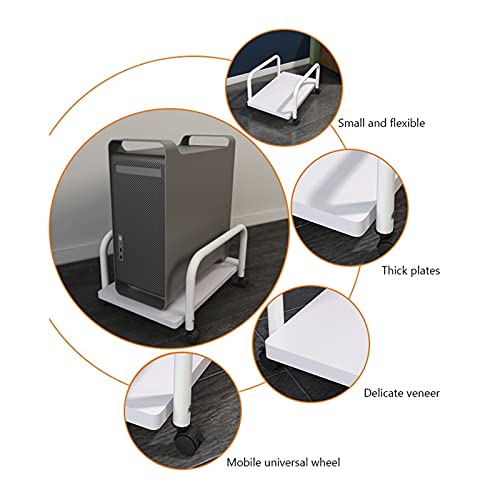 Soporte para CPU Torre Computadora con Ruedas Rodantes y Móvil para Escritorio miniatura 3