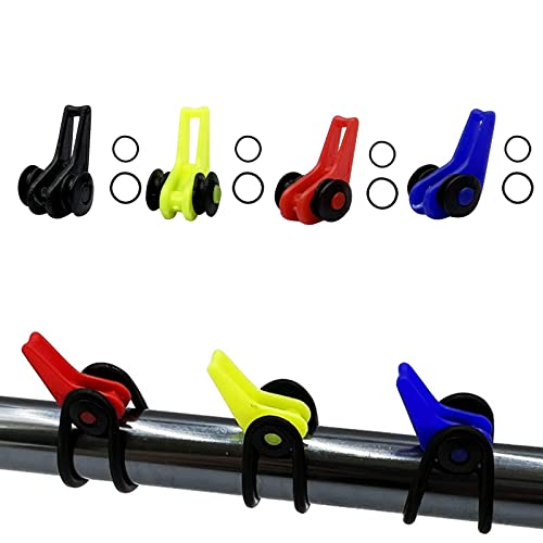 40x Anzóis Keeper Fishing Rod Hook Keepers Professional com 2 anéis diferentes Fácil de usar Lure Ke