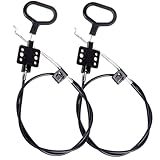Sofa Recliner Cables, 2Pcs Couch Release Cables Replacement D Ring Couch Recliner Pull Handle By STARVAST, Hook Exposed Cable Length (4.75