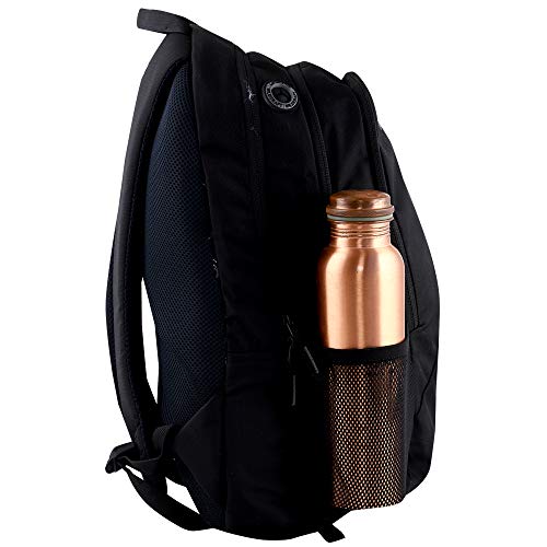 Image of Wildcraft 2 3 Compartment Laptop Backpack with Rain Cover (Black)