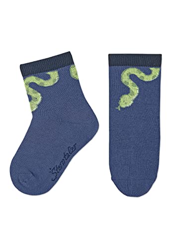 Sterntaler Baby-Jungen 3erPackDschungeltiere Söckchen, Marine, 17/18