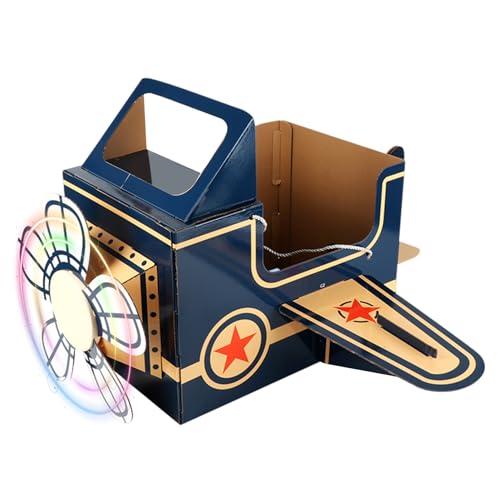 Costumes en carton pour enfants de la maternelle : l'avion de plein air