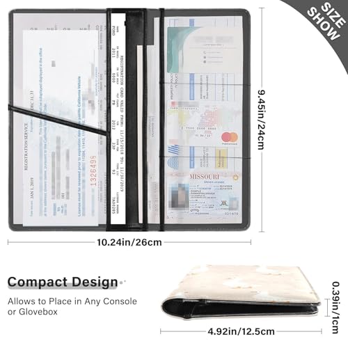 Organizador de documentos cuero ligero miniatura 2