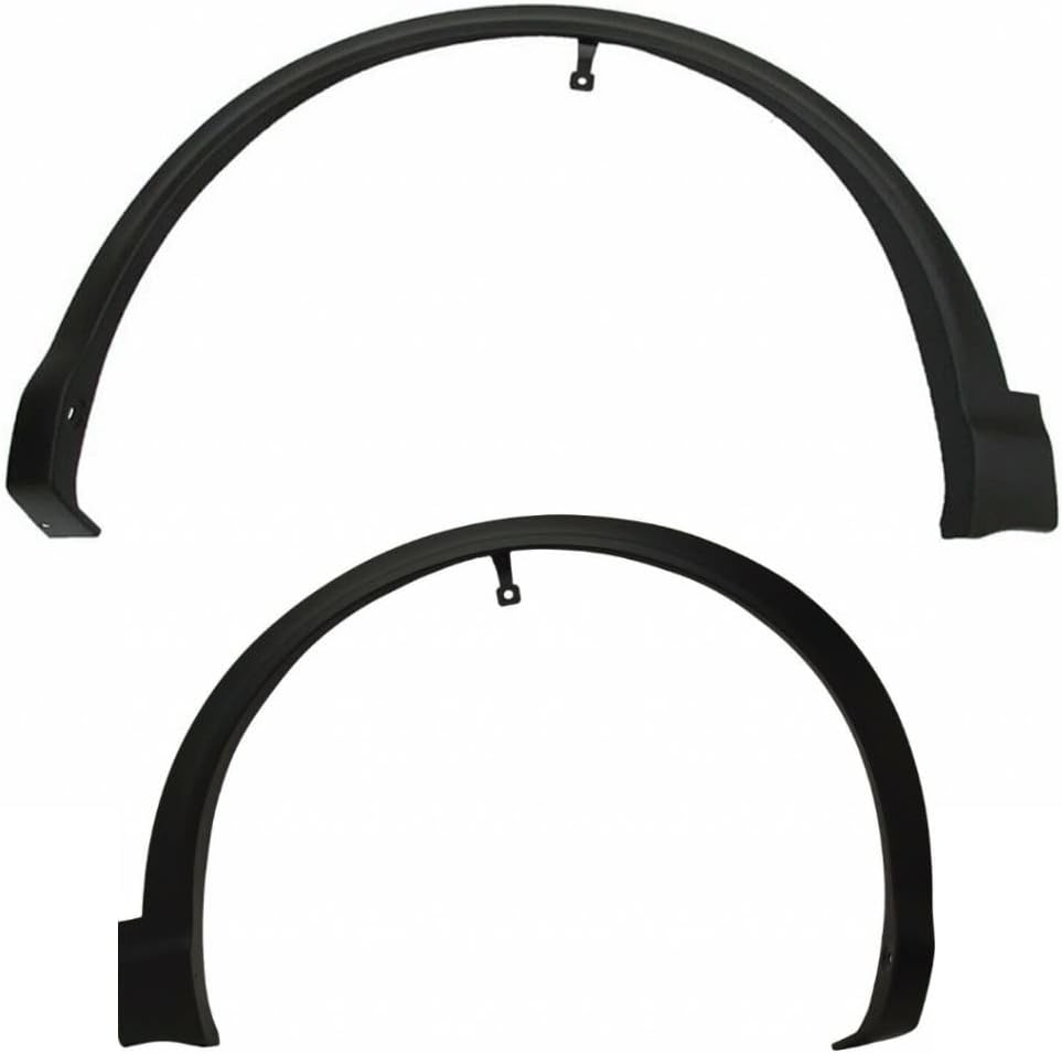 For Nissan Rogue Sport 2017 18 19 20 2021 Wheel Arch Molding Driver and Passenger Side | Pair | Front | CAPA | Replacement For 638116MA0A, 638106MA0A