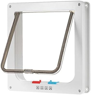 FURBABIES Dog Door with Smart Switch 4-Way Locking Flap am0028 (Medium)