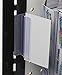 Displays2go Magnetic Price Tag Holders, Tooth-Like Gripper, Plastic, Set of 100 (Clear) (GRIPHINGEM)