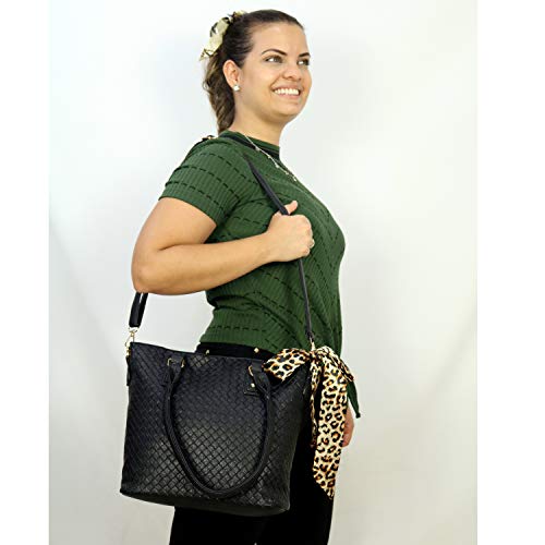 Kit Bolsas Femininas De Ombro e Tiracolo Com Carteira e Brinde