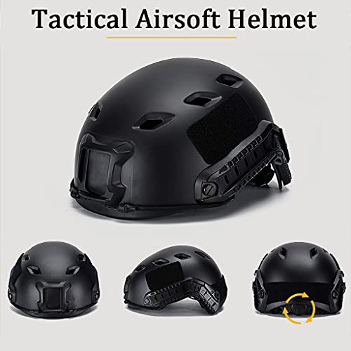 Casque tactique avec masque crâne et coussinet EPP pour airsoft